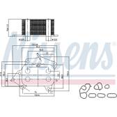 Radiateur d'huile NISSENS - 90717