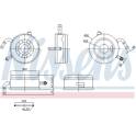 Radiateur d'huile NISSENS - 91470