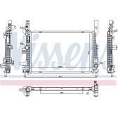 Radiateur moteur NISSENS - 606033
