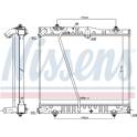 Radiateur moteur NISSENS - 646893