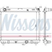 Radiateur moteur NISSENS - 64697