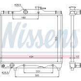 Radiateur moteur NISSENS - 64849
