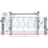 Radiateur moteur NISSENS - 65615A