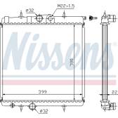 Radiateur moteur NISSENS - 692962