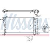 Radiateur moteur NISSENS - 697207