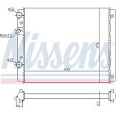 Radiateur moteur NISSENS - 697635