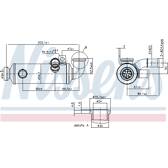Radiateur (réaspiration des gaz d'échappement) NISSENS - 989274
