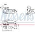 Radiateur (réaspiration des gaz d'échappement) NISSENS - 989289