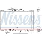 Radiator, engine cooling NISSENS - 68152