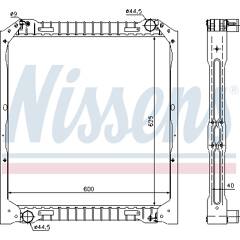 Nissens 681408 Radiator Cooling Motor