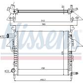 Radiatore, Raffreddamento motore NISSENS - 696463