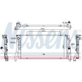 Radiatore, Raffreddamento motore NISSENS - 69710