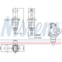 Sensor, Kühlmitteltemperatur NISSENS - 207067