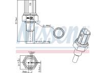 Sensor, kylmedelstemperatur