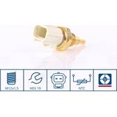 Sensor, kylmedelstemperatur NISSENS - 207098