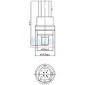 Sensor, temperatura del refrigerante NISSENS - 207009