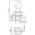 Sensor, temperatura del refrigerante NISSENS - 207058