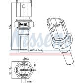 Sonde de température NISSENS - 207052
