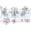 Turbocompressore, Sovralimentazione NISSENS - 93856