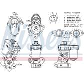Vanne EGR NISSENS - 98151