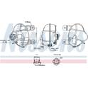 Vase d'expansion, bocal liquide de refroidissement NISSENS - 996250