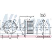 Ventilador habitáculo NISSENS - 87022