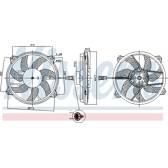 Ventilateur moteur NISSENS - 850035