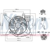 Ventilateur moteur NISSENS - 85476