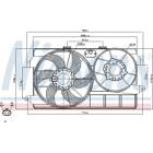 Ventilateur (refroidissement moteur) NISSENS - 85262