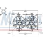 Ventilateur (refroidissement moteur) NISSENS - 85279