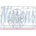 Ventilateur (refroidissement moteur) NISSENS - 85405