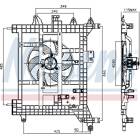 Ventilateur (refroidissement moteur) NISSENS - 85711