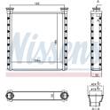 Wärmetauscher, Innenraumheizung NISSENS - 70533