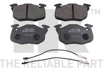Front brake pad set