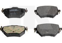 Rear brake pad set (4 pcs)