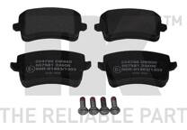 Rear brake pad set (4 pcs)