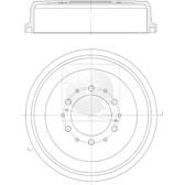 Brake Drum NPS - T340A07