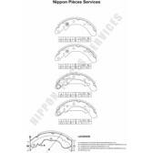 Brake Shoe Set NPS - D350O03