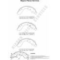 Brake Shoe Set NPS - H350A07