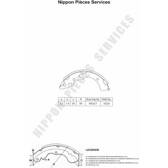 Brake Shoe Set NPS - H350A16
