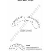 Brake Shoe Set NPS - K350A08