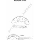 Brake Shoe Set NPS - M350A46