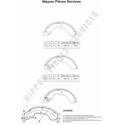 Brake Shoe Set NPS - M350I00