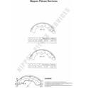 Brake Shoe Set NPS - N350N04