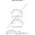 Brake Shoe Set NPS - N350N41