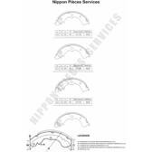 Brake Shoe Set NPS - N350N43