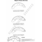 Brake Shoe Set NPS - N350N51