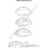 Brake Shoe Set NPS - N350N74