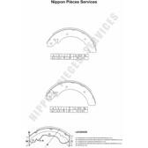 Brake Shoe Set NPS - N350N78