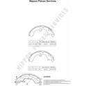 Brake Shoe Set NPS - T350A61